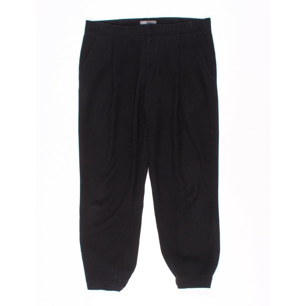 Womens Vince Crepe Jogger Trouser Pants